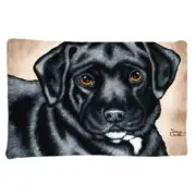 Carolines Treasures AMB1415PILLOWCASE Black Bart the Labrador Fabric Standard...