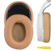 Geekria Ear Pads for Skullcandy Crusher Wireless, Crusher Evo Headphones (Brown)