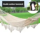 Red Double Outdoor Hammock Camping Indoor Leisure Hammock Outdoor Portable S VA