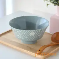 在飛比找momo購物網優惠-【Just Home】日本製花語鳥陶瓷7吋麵碗(碗 麵碗 拉