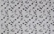 EDIBLE PATTERN RICE WAFER PAPER MUSICAL NOTE WRAP FRILL DECORATION