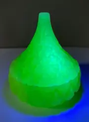 IT GLOWS UV REACTIVE Luminous Fluorescent container planter ring holder GLOWS!