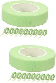 Minkissy 2sets Professional Eyelash Extension Tool Lash Tape Makeup Artist Must Haves Eyelid Tape 10rolls*2