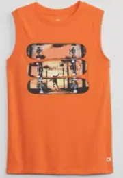 Gap Kids Graphic Tank Top X-Small ( 4-5 ) New With Tag Free Shipping