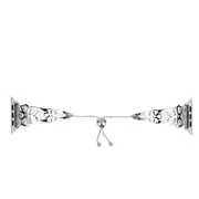 Flower Shaped Bracelet Stainless Steel Watchband for Apple Watch 38mm