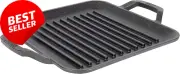 11 Inch Square Cast Iron Chef Style Grill Pan