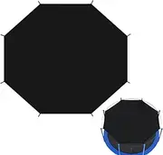 Trampoline Sun Shade Cover 6/8/10/12/14ft Sun Protection Trampolines Canopy Anti-UV Outdoor Trampoline Cover Trampolines Accessories for Outdoor Backyard