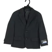Docker Boy's Suit Jacket, Size: 4, Black