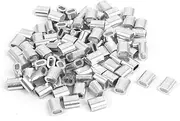 2mm (Standard Parts) 5/64" Aluminum Sleeve Wire Rope Clamp Swage Clip (60ry819qf494) 100 Pcs