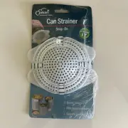 Jokari White Snap-On Can Strainer New Sealed #06037