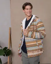 [Skylark] Skylark Men's Favoured Hooded Jacket in Orange Size XL XL Orange