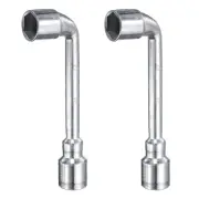 2pcs l Shaped Angled Hex Socket Wrench 23mm Double Ended Socket Spanner