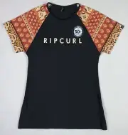 Women's Ripcurl Rip Curl Wet Suits Relaxed Fit Short Sleeve Swim Shirt UPF 50+