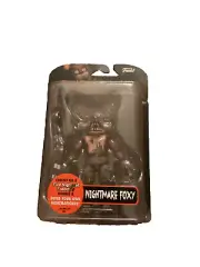 2016 Funko Five Nights at Freddy's Nightmare Foxy 5" Figure Articulated FNAF New