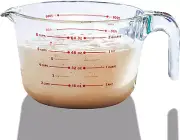 8 Cup Large Glass Measuring Cup - Kitchen Mixing Bowl Liquid Measure Cups Glass