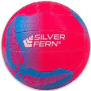 Silver Fern Falcon Netball - Pink / Blue - Size 5
