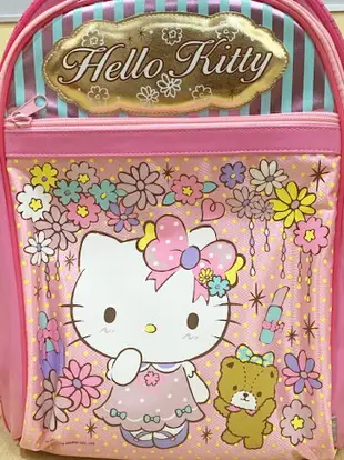 【震撼精品百貨】凱蒂貓_Hello Kitty~日本SANRIO三麗鷗 KITTY 兒童後背書包-花粉*94627