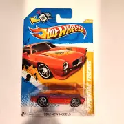 2012 Hot Wheels RED '73 PONTIAC FIREBIRD New Models #16/50 carded