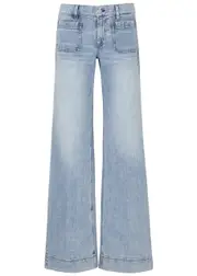 Alice + Olivia Livi Wide-leg Jeans - Blue - W31 W31