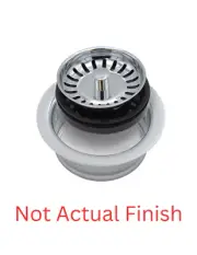 Mountain Plumbing MT200EV/MB Kitchen Sink Strainer MATTE BLACK New!