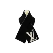 Louis Vuitton Comfy Scarf S00 Black White