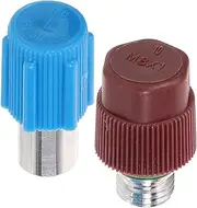 iplusmile 1Pair Refrigeration Hose Adapter with Ball Valve Refrigerant Split Fitting for Air Conditioning Compatible with Home and Office Applications Easy to Use Durable Design