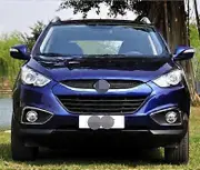 For Hyundai IX35 11-17 Front Bumper Trailer Cover Tow Hook Cap Blue