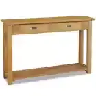 Colonial Style Console Table Wooden Sideboard Rustic Desk Storage Unit Furniture