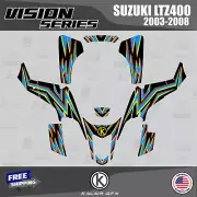 Graphics Kit for SUZUKI LTZ400 (2003-2008) 16 MIL Vizion Series - Krazy