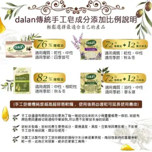 【dalan】任選8入-頂級76%橄欖油/72%月桂/72%薰衣草手工皂(150g/170g)