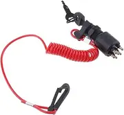 Ignition Switch Key Safety Lanyard Lock Assembly Fit for OMC BRP 1996 Up Joh-nson Evin-Rude 5005801 for Evinrude for Johnson for BRP