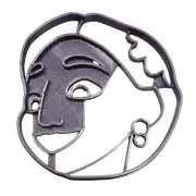ISABELA FACE ENCANTO THEMED COOKIE CUTTER MADE IN USA PR4636