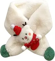 [Generic] Rainbow Barf Cat Scarf Winter Christmas Plush Shawl Scarf Christmas Ornaments For Children Cable Knit Scarf