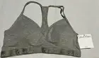 NEW Calvin Klein Women's CK One Cotton Lightly Lined Bralette, Gray ,XL