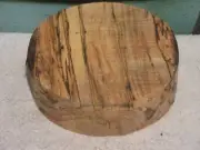 SPALTED MAPLE 10X3 TURNING WOOD BOWL BLANK