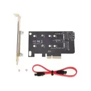 SIMPLECOM EC412 Dual M.2 (B Key and M Key) to PCI-E x4 and SATA 6G Expansion Car