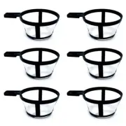 Set Of 6 High Efficiency Coffee Filters Nylono Strainer For Daily Coffee Lover
