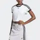 Adidas Tee [IC8808] 女 短袖 上衣 兩件式 亞洲版 復古 休閒 修身 三葉草 舒適 白黑