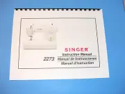 Singer 2273 Sewing Machine Instruction Manual - Printed