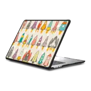 MacBook Air 15-inch (M2 - M4) Impact Case retro rockets eggshell macbook