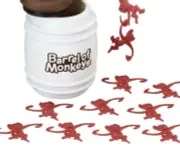 CLASSIC BARREL OF MONKEYS TOY GAME TARGET STORE EXCLUSIVE RUSTIC VERSION