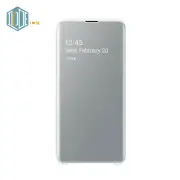 Original Samsung Official Galaxy S10e Clear View Flip Cover Case(EF-ZG970) White