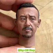 1/6 Asian Actor Jiang Wen Head Sculpt For 12" Male Soldier Figure Body Toy