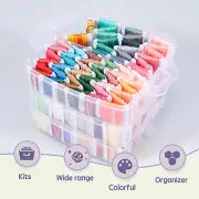 Embroidery Floss Kit 200 Colors Embroidery Thread Floss Kit 3 Layers xiyrh