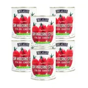 DeLallo San Marzano Style Diced Tomatoes, 28 oz. Can, Product of Italy (6-Pack)