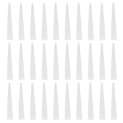 Durable Sausage Caulking Caulk Nozzle Tip Tool 30Packs Cone Nozzles Reusable