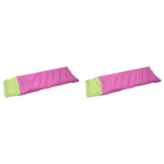 2x Quest Outdoors Kids/Children Ridgeline 0 Deg Camping Soft Sleeping Bag Pink