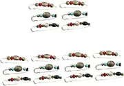 [SHERCHPRY] 12 Pcs Retro Pin Bridal Accessories Vintage Cinch Clip Wedding Brooch Jewelry Vintage Brooch Blankets Brooch Pins Wedding Accessories Retro Lapel Pin Women's Sweater Alloy Metal