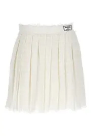 BALMAIN Tweed Skater Skirt