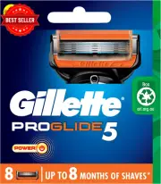 Gillette Fusion ProGlide Power Razor Blades 8 Cnt Precision Shaving Refill Pack